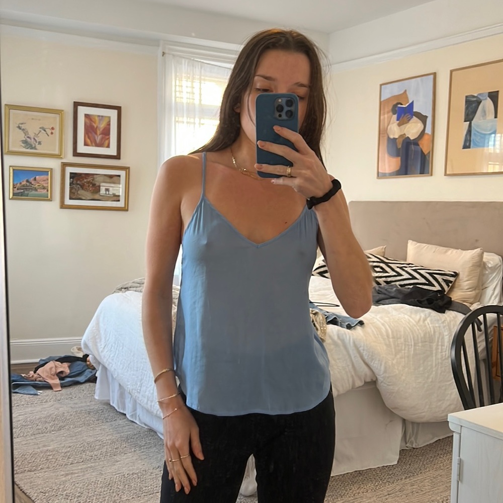 Aritzia Talula Halter low back camisole